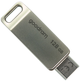 Флеш пам'ять USB GOODRAM ODA3 128GB USB 3.2 Gen 1/Type-C Silver (ODA3-1280S0R11) - зображення 1