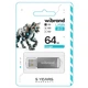 USB флеш накопитель Wibrand 64GB Cougar Silver USB 2.0 (WI2.0/CU64P1S) - изображение 2