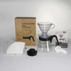 Набор HARIO V60 CRAFT графин 600 мл пластиковый пуровер 02, мерная ложка 40 фильтров VCND-02B-EX - изображение 1
