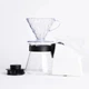 Набор HARIO V60 CRAFT графин 600 мл пластиковый пуровер 02, мерная ложка 40 фильтров VCND-02B-EX - изображение 2