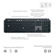 Клавiатура бездротова Logitech MX Keys S Graphite (920-011593) - изображение 2