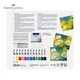 Фарби акрилові 12 кольорів Faber-Castell Creative Studio, з 4 пензликами та полотном,12 туб х 9 мл, 379280 - изображение 2