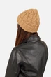 Женская шапка с отворотом Оne size цвет коричневый Fonem ЦБ-00263220 - изображение 2