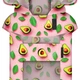 Дождевик для животных WAUDOG Clothes Накидка с капюшоном Авокадо на розовом S (356-4051) - изображение 4