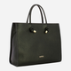 Torba shopper damska skórzana IUNTOO 168107-014 Czarna (800070329028) - obraz 3