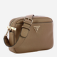 Сумка крос-боді через плече жіноча маленька Guess Meridian HWBG8778140-GRN Світло-коричнева (800070307587) - зображення 3