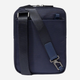 Torba listonoszka męska mała Piquadro CA3084W132/BLU Ciemnogranatowa (800070326317) - obraz 3