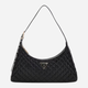 Сумка жіноча середня Guess Eco Rianee HWEQG954117-BLA Чорна (800070334874) - зображення 1