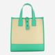 Torba shopper damska IUNTOO 105003-NATURALE/ACQUAMARINA Ciemnogranatowa (800070318309) - obraz 2