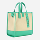 Torba shopper damska IUNTOO 105003-NATURALE/ACQUAMARINA Ciemnogranatowa (800070318309) - obraz 3