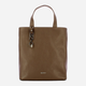 Torba shopper damska skórzana IUNTOO 168079-912 Brązowa (800070307926) - obraz 1