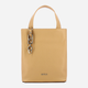 Torba shopper damska skórzana IUNTOO 168095-4720 Beżowa (800070318236) - obraz 1