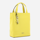 Torba shopper damska skórzana IUNTOO 168095-4724 Żółta (800070318238) - obraz 3