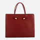 Torba shopper damska skórzana IUNTOO 168107-005 Czerwona (800070329015) - obraz 2