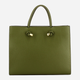 Torba shopper damska skórzana IUNTOO 168107-024 Zielona (800070329020) - obraz 2