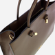 Torba shopper damska skórzana IUNTOO 168107-4105 Brązowa (800070329009) - obraz 5