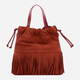 Torba shopper damska skórzana IUNTOO 174013-E10 Czerwona (800070326004) - obraz 2