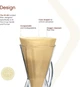 Фільтри для кемексу Chemex FP-2 Натуральні 100 шт. - зображення 8