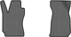 EVA килимки EVAtech в салон авто передні для Passat (B5) Volkswagen 1996-2005 5 покоління Sedan EU Сірий (VW3988A2AV4SGB) - зображення 1