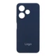 Чохол Liquid Silicone (AA) Full Camera для Xiaomi Redmi 13 4G/Poco M6 4G Колір 08.Dark Blue - изображение 1