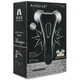 Массажер роликовый для лица и тела 3D лифтинг ручной 2 шарика Zelart 3D Massager CX-301 черный-серый - изображение 5