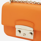 Сумка крос-боді через плече жіноча з натуральної шкіри маленька Furla Metropolis Mini WB00828AX07332024S10 Помаранчева (800070302219) - зображення 5