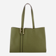 Torba shopper damska skórzana Furla Nuvola L WB01371BX20452810S1007 Zielona (800070325833) - obraz 1