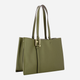 Torba shopper damska skórzana Furla Nuvola L WB01371BX20452810S1007 Zielona (800070325833) - obraz 3
