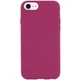 Чохол Silicone Case Full Protective (AA) NO LOGO для Apple iPhone SE (2020) Бордовий / Maroon - зображення 1