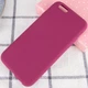 Чохол Silicone Case Full Protective (AA) NO LOGO для Apple iPhone SE (2020) Бордовий / Maroon - зображення 2