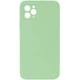 Чохол Silicone Case Square Full Camera Protective (AA) NOLOGO для Apple iPhone 11 Pro Max (6.5") М'ятний / Mint - изображение 1
