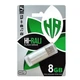 Флеш-накопитель USB 8GB Hi-Rali Corsair Series Silver (HI-8GBCORSL) - изображение 2