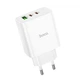Сітковий зарядний пристрій Hoco C126A Pure PD+QC 40W(2C1A) Колір Білий - зображення 6
