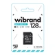 Карта памяти microSDHC Wibrand 128gb UHS1 U3 класс 10 с адаптером черная - изображение 1