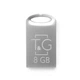 USB флеш-накопичувач T&G 8gb Metal 105 Колір Сталевий - изображение 1