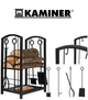 Металлическая подставка для дров с аксессуарами для камина-печи Kaminer PK011, 30х40х73см - изображение 10