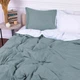 Наволочка с ушками MirSon Satin Stripe 30-0015 + 30-0001 Galiena 70x70 см (2200005260791) - изображение 2