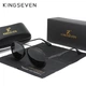 Чоловічі поляризаційні сонцезахисні окуляри KINGSEVEN N7936 Black Gray - зображення 1