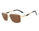 Мужские поляризационные солнцезащитные очки KINGSEVEN N7906 Brown - изображение 4