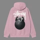 Худи Stussy 0002 розового цвета, размер L - изображение 2