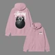 Худи Stussy 0002 розового цвета, размер L - изображение 3