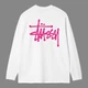 Лонгслів Stussy 0002 білого кольору, розмір S - зображення 2