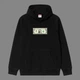 Худи Supreme 0003 черного цвета, размер S - изображение 1