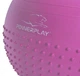 Мяч для фитнеса (фитбол) полумассажный PowerPlay 4003 Ø75 cm Gymball Сиреневый + насос (PP_4003_75cm_Light-purple) - изображение 2