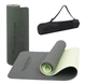 Коврик для йоги и фитнеса Power System PS-4060 TPE Yoga Mat Premium Green (183х61х0.6) (4060GN-0) - изображение 1