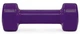 Гантель виниловая PowerPlay 4125 Achilles 2.5 кг Фиолетовый 1 шт (PP_4125_2.5kg) - изображение 2