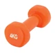 Гантель виниловая PowerPlay 4125 Achilles 4 кг Оранжевая 1 шт (PP_4125_4kg) - изображение 1
