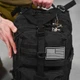 Рюкзак Silver Knight USA 45 л Oxford 800D с креплением Molle черный 50х30х30 см - изображение 4