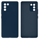 Чохол Silicone case Camera Protective Samsung S10 Lite (08) темно синій Dark Blue - зображення 1