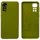 Чехол Silicone case Camera Protective для Xiaomi Redmi Note 11 (25) хаки зеленый Khaki - изображение 1